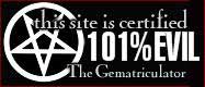 This site is certified 99% EVIL by Nigel Tufnel
