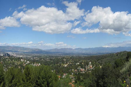 San Fernando Valley from the Top of Topanga Overlook